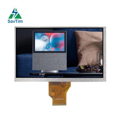 China Customized IPS TFT LCD lvds 1024*600 40 pin high definition 7 pin readable sunlight 7 inch audio smart display panel for sale