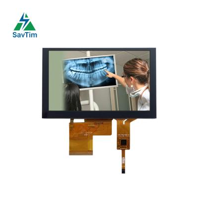 China 5 inch800*480 RGB IPS interface tft lcd display screen module with options pct rtp or none touch blood pressure monitor 5 inch for sale