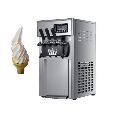 China Restaurant Table Top Ice Cream Making Machine Business Ice Cream Machine Price for sale