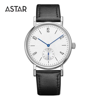 China OEM 5atm 316L stainless steel low moq mechanical transparent automatic date watch small dial custom unisex minimalist seoncd automatic watch for sale for sale