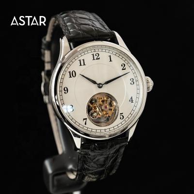 China 1pcs automatic date can be real luxury custom minimalist sapphire logo seagull tourbillon hand winding mechanical automatic movement watch man for sale