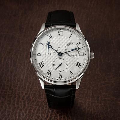 China Custom luxury multi function wind seagull logo moq date 1pcs moq mechanical automatic movement watch man automatic chronograph watch for order for sale