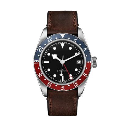 China Vintage 20atm Vintage 20atm Sapphire Custom GMT Master Low Moq Logo Date Stainless Steel 316L Stainless Steel Automatic Mechanical Diver Watch For Men for sale