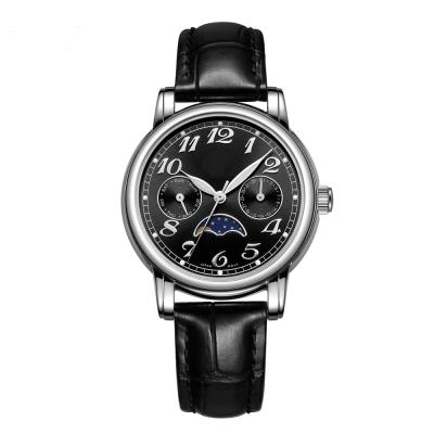 China Wholesale custom high quality automatic logo luxury quartz multi face moon phase moon phase 316L stainless steel watch woman for sale for sale