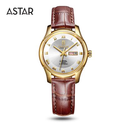 China Japan vintage stock quartz high quality automatic movt date stainless steel woman lady lady mineral glass wrist watch dropshipping on sale for sale