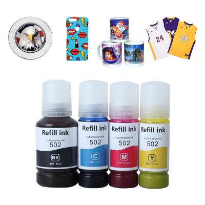 China sublimation transfer ink used for Epson WF series EcoTank printer conversion sublimation ink 100ml sublimation ink for sale