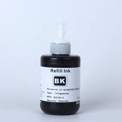 China 140ml refill ink kit T774 dye ink for epson L1455 L655 M100 M205 M105 M2000 eco tank tinta L1455 L655 M100 M205 M105 M2000 for sale