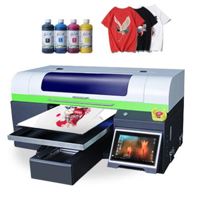 China A2 A3 dtg fabric printing printer for T-shirt printing machine shop machine with dual print head for sale