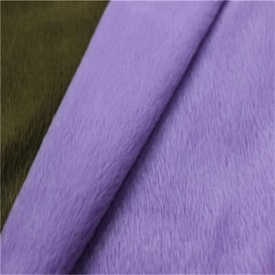 Cina 100 il velboa morbido eccellente del poliestere FDY ha tricottato il tessuto minky 0.5mm-5mm Velboa Dty/fdy della peluche del giocattolo in vendita