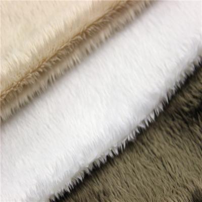 China 100% breide polyester super zachte DTY/FDY velboa minky stuk speelgoed pluchestof Te koop