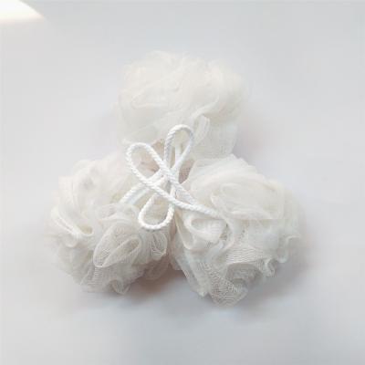 China EXFOLIATE Compostable PE Mesh Shower Bath Flower Degradable Bath Blast Balls for sale