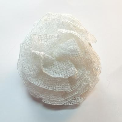 China EXFOLIATING Bamboo Exfoliating Body Bath Net Scrub Shower Sponge Blast Flower Ball for sale