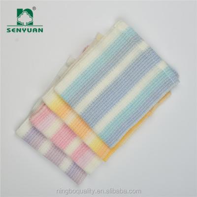 China EXFOLIATE Shower Towel High Quality 100% Polyester Exfoliating Bath Towel for sale