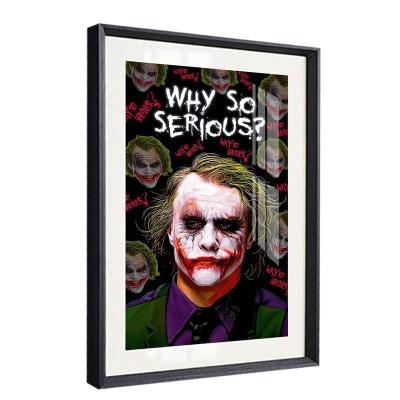 China Joker Movie Poster Portrait Art Prints Dark Super Thug Canvas Contemporary Classic Wall Painting For Living Room Home Decor for sale