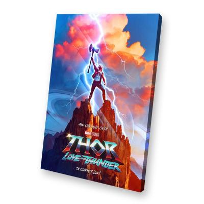 China Contemporary Thor Love And Thunder New Movie Poster Superhero Framed Room Decoration And Print Canvas Art Wall Painting For Living for sale