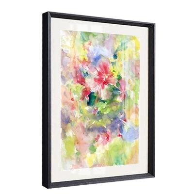 China Contemporary Abstract Colorful Wall Art Room Decor Painting On Canvas Prints Nordic Flora Poster Pictures For Living Flower Watercolor Oil Painting for sale