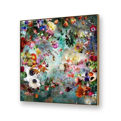 China Contemporary Nordic Colorful Wall Art Home Decor Flower Bouquet Pictures On Canvas Prints Luxury Peony Poster Painting For Living Room for sale