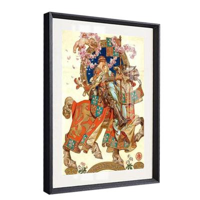 China Contemporary Vintage European Grands Poster Artwork Picture On Canvas Prints Knight Lover Kiss Wall Art Painting For Room Home Decor for sale