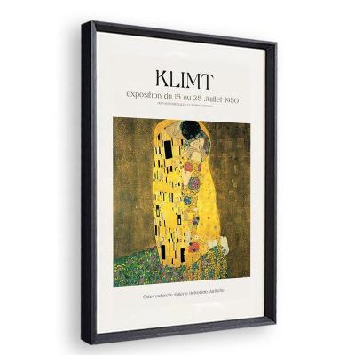 China Vintage Contemporary Home Decor Famous Oil Painting On Canvas Prints Klimt And Van Gogh Canvas Wall Art Poster Framed Fabric Wall Picture for sale