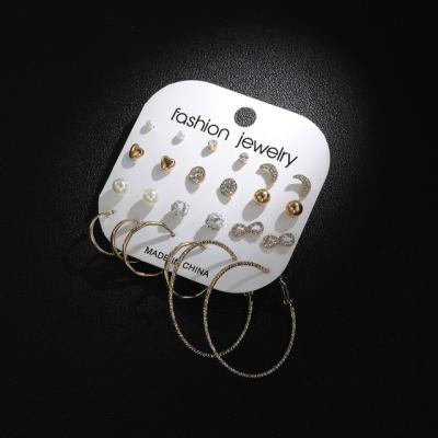 China Cheap Mixed Hiphop Stick Earring No Allergy Earring Assortment Discount Spell Jewelry Earring Stud for sale