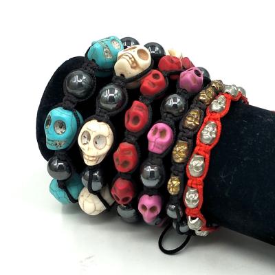 China Cheap running bracelet charm jewelry cute skull bracelet wrist not fade non fade costume fashion bracelet jewelry for sale