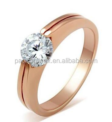 China Cute Carat Ring Solitaire Jewelry Moissanite Lab Created Diamond Ring Jewelry for sale