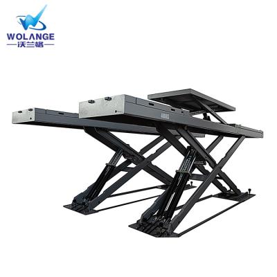 China HOT Sale Maintanence Automatic Scissor Car Lift Platform Wolange With Ce 4ton for sale