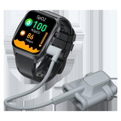 China 1.83''IPS display ECG Smart Watch Suporte Pressão sanguínea Frequência cardíaca Monitoramento de oxigénio no sangue à venda