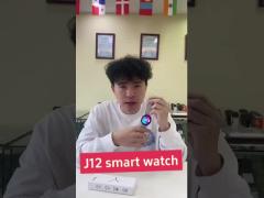 J12 Sports Smart Watch 300mAh Big Battery Push Message Blood Pressure Smart Watch 