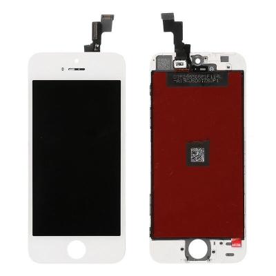 China For Apple iPhone 5S LCD Screen and Digitizer Assembly with Frame Replacement - White - Grade A+ for sale