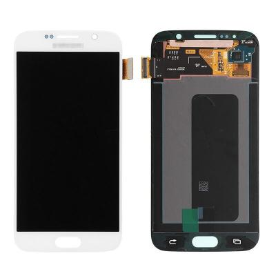 China For OEM  Galaxy S6 SM-G920/G920A/G920P/G920R4/G920T/G920F Complete Display Complete Screen - White - Grade A for sale