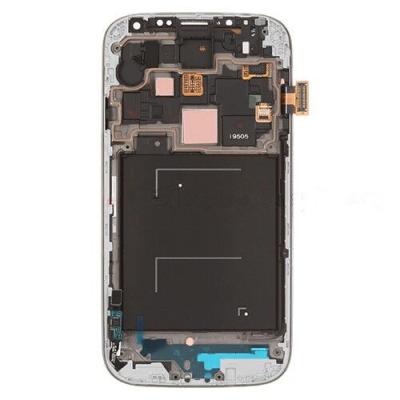 China For OEM  Galaxy S4 GT-I9505/I9515/L720T LCD Screen and Digitizer Assembly with Front Housing - White - Grade A for sale