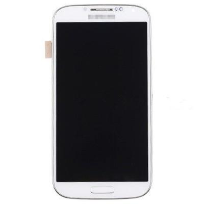 China OEM  Galaxy S4 SGH-M919/SGH-I337 LCD Screen and Digitizer Assembly with Front Housing - White - Grade A for sale