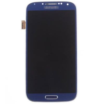 China OEM  Galaxy S4 SGH-M919/SGH-I337 LCD Screen and Digitizer Assembly with Front Housing - Sapphire - Grade A for sale