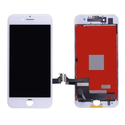 China LCD Screen Display with Touch Digitizer Panel and Frame for iPhone 7 (4.7 inches) - White - Grade A+ for sale