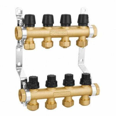 China Modern Varied Radiant Heat Set Brass Manifold Adjusts Water Flow Height Floor Heating System for sale