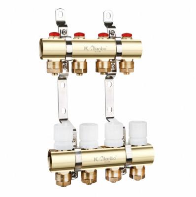 China New Modern Custom Brass Mass Water Dispensing System Underfloor Heating Large Intake Flow for sale