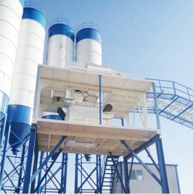 China Building Material Stores Aimix AJ-60 Mini Concrete Batching Plant Indonesia For Sale for sale