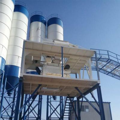 China Hotels Prepared Concrete Plant 60m3 H Belt Conveyor Concrete Batching Plant For Sale for sale