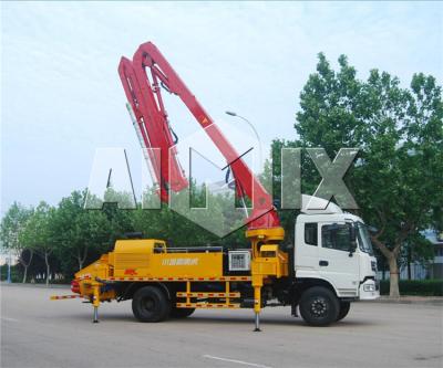 China 15m manual concrete placing boom, concrete pouring boom for sale HG15 for sale