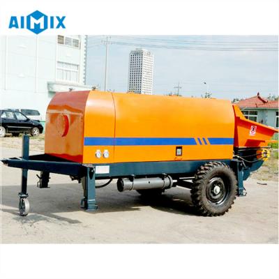 China Construction worksÂ   HBT-80 Mobile Concrete Pumping Truck Concrete Pumps Canada for sale