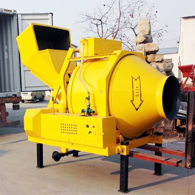 China Building Material Stores Portable Industrial Mixer Cement Mixer 350liter Mobile Concrete Mixer With Lift for sale