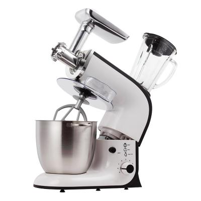 China Commercial Bowl-Lift Design 3 In 1 Electric Food Processor Cake 7L Stand Spiral Bread Dough Mixer 808 for sale