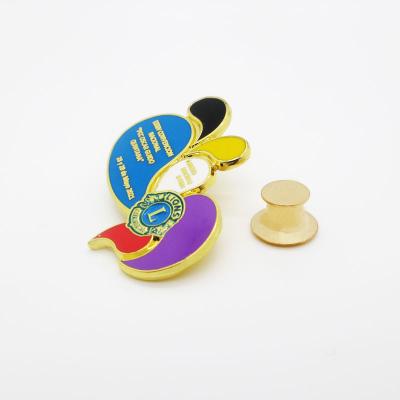 China Europe Hot Selling Custom Hard Enamel Lapel Pin Personalized Logo Pin Large Lapel Pin for sale