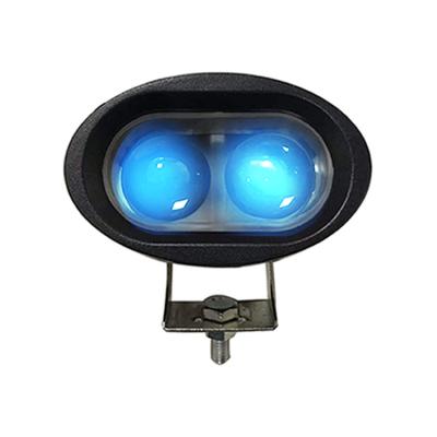 China Blue Dot Forklift Safety Spot Light Forklift Spotlight Warning Light DC12-80V Waterproof Pedestrian Safety Reminder for sale