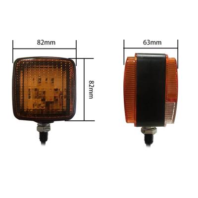 China Double Sided Forklift LED Turn Signal Light Headlight Warning Light H25D for sale