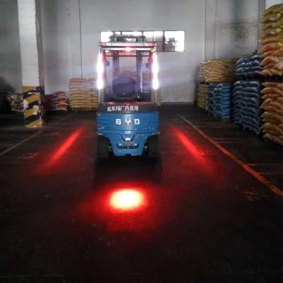 China New LED Forklift Warning Light Light 12-80V Blue Dot Small for sale