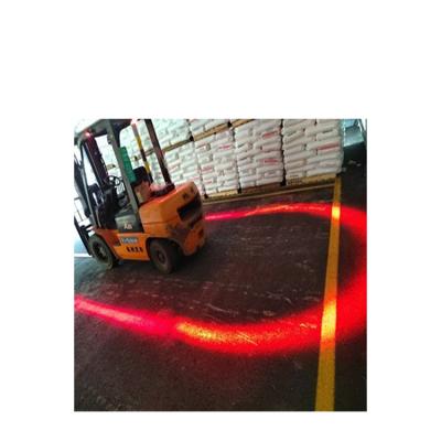 China Small Volume LED Curved Forklift Warning Light Safety Range Light Suitable For Construction Vehicles Curve Type for sale