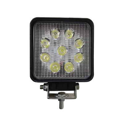 China 27W LED Work Spotlight IP67 Truck Forklift Trailer Drive Light Waterproof Spotlight for sale