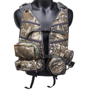 China GAF Brush Knit Polyester Fabric Outdoor Men Outdoor Hunting Silent Turkey Hunting Vest for sale